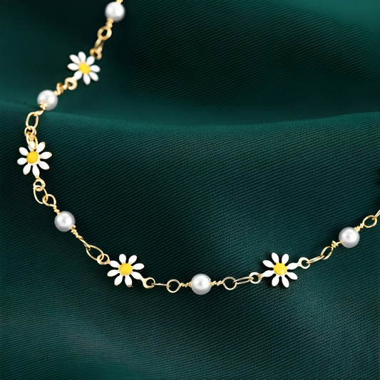 Floret Stainless Steel Bracelet