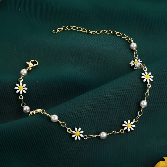 Floret Stainless Steel Bracelet
