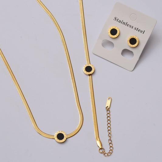 Stainless Steel Circle Of Elegance Set