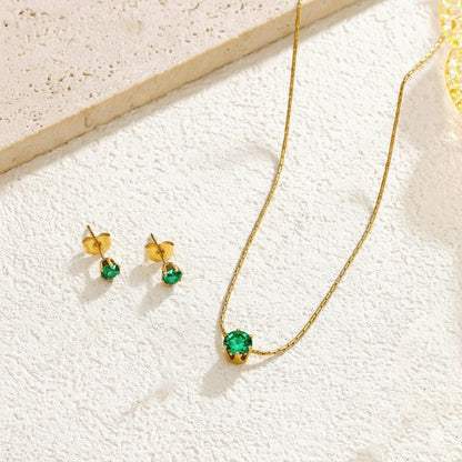 Single Stone Green Set
