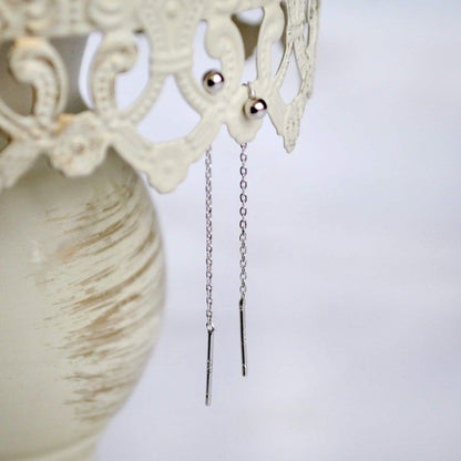 Gold Ball Drop Earrings