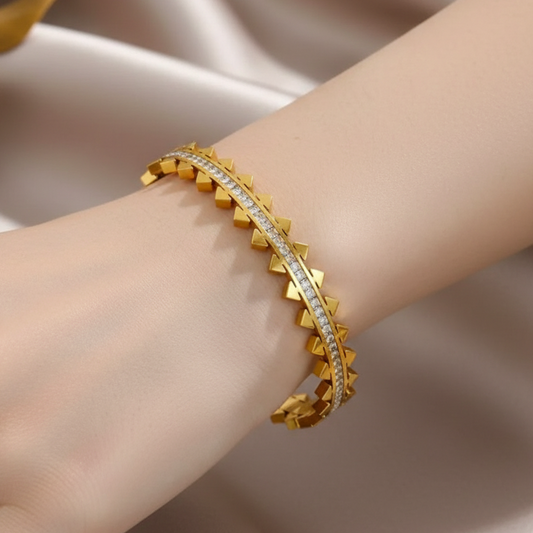 Spiked Cuff Imported Bangle