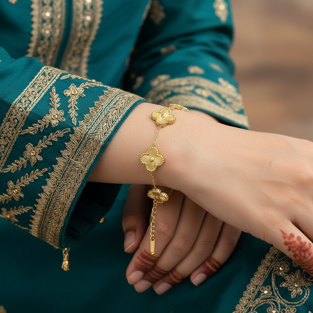 Golden Fleur Bracelet