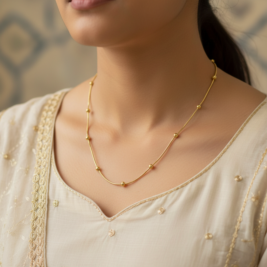 Beaded Chain Necklace