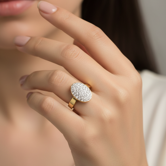 Oval Diamond Ring
