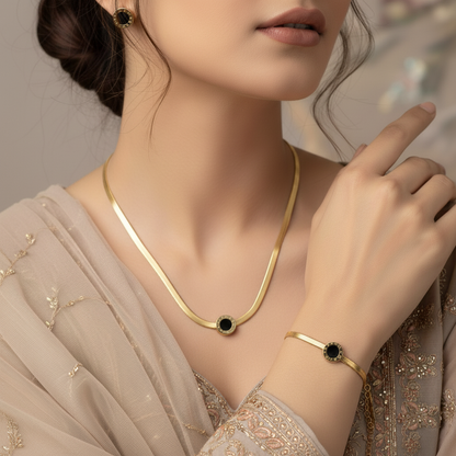 Stainless Steel Circle Of Elegance Set