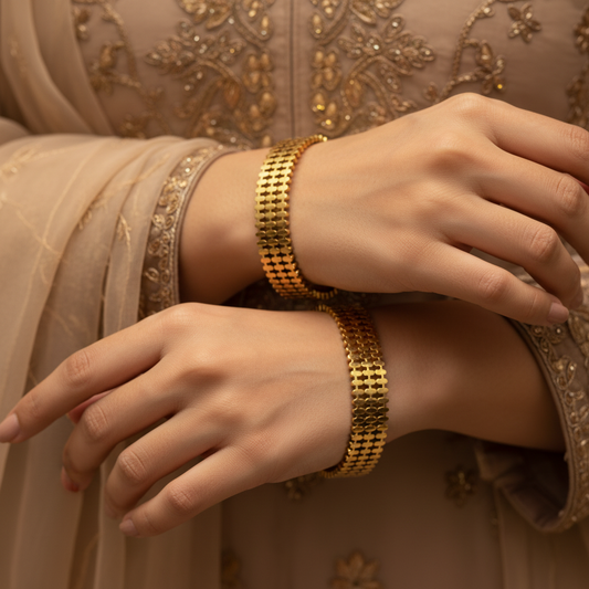 SET OF 2 PREMIUM SHEIN BANGLES