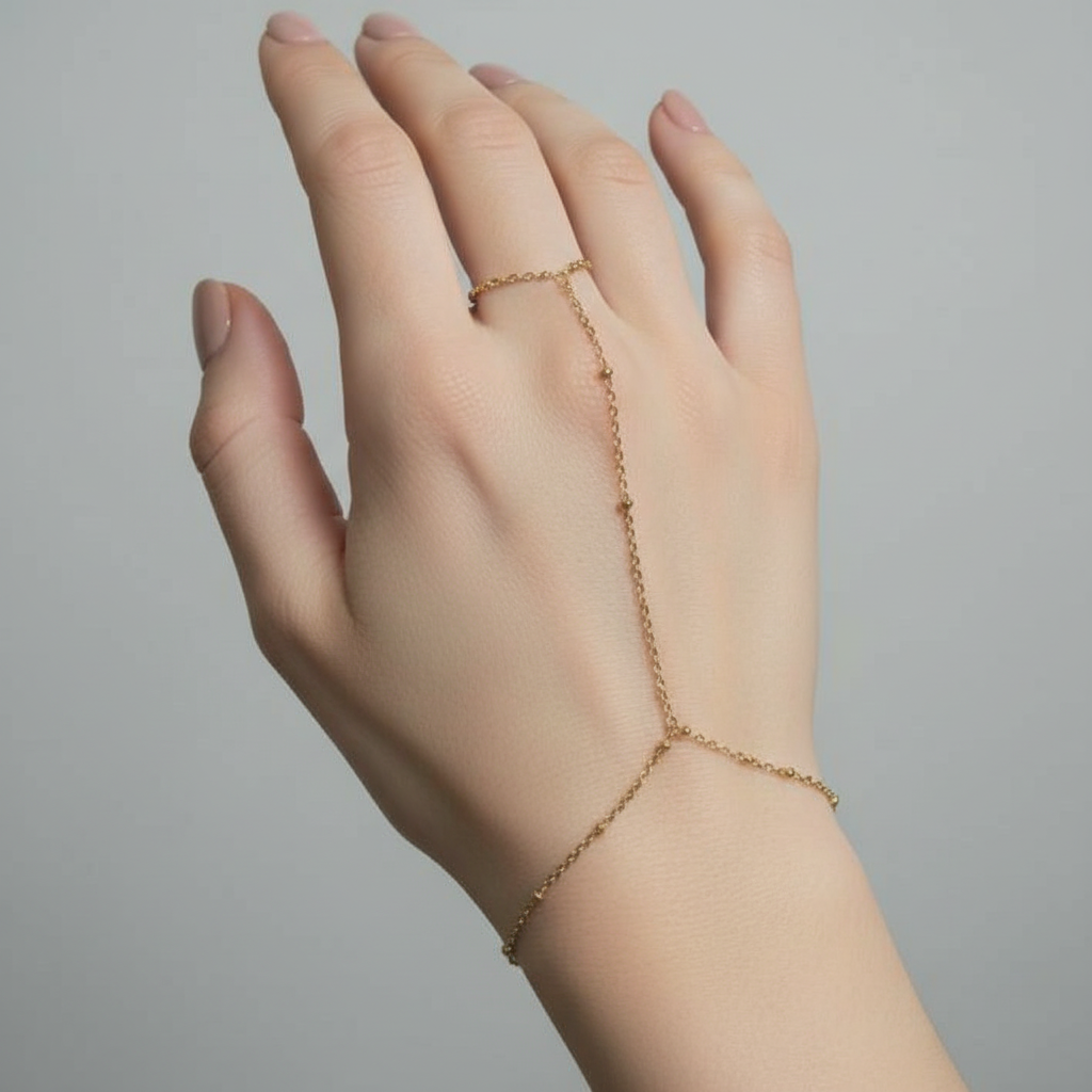 Anja Ring + Bracelet Chain