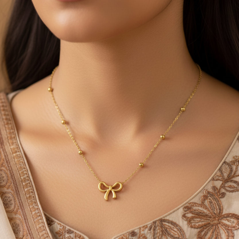 BOW NECKLACE