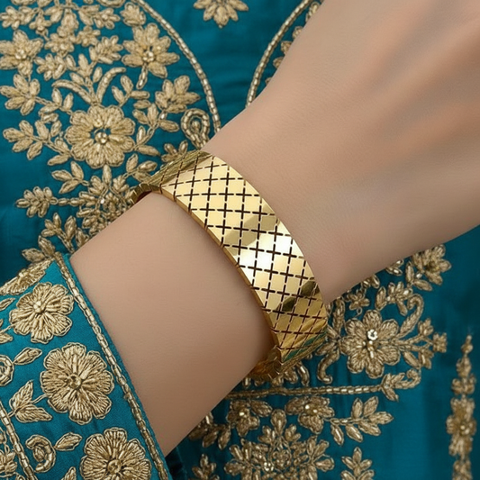 Sparkle Stainless Steel Bangle