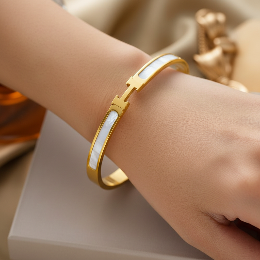 HARMONY STAINLESS STEEL BANGLE