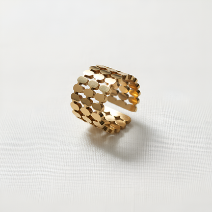 Interlock Grid Ring - Adjustable