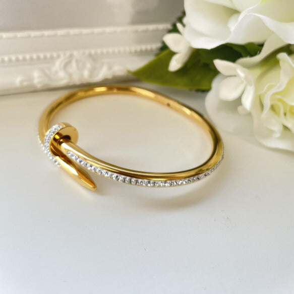 Diamond Nail Bangle