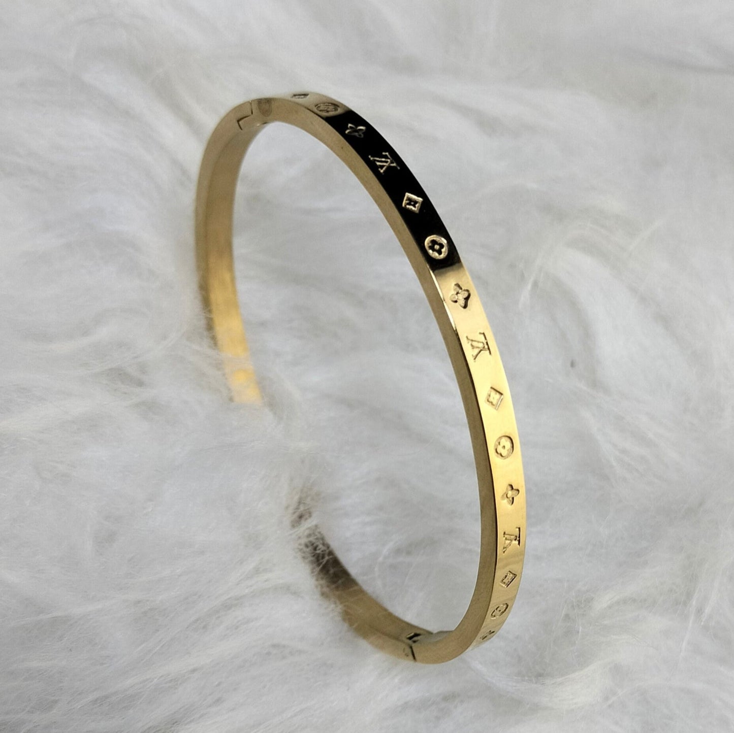 Roman Numerals Bangles stainless steel