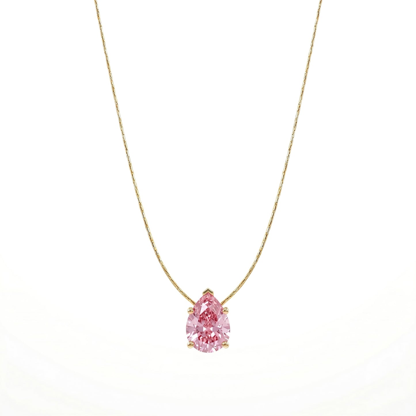 Pear-Cut Diamond Pendant