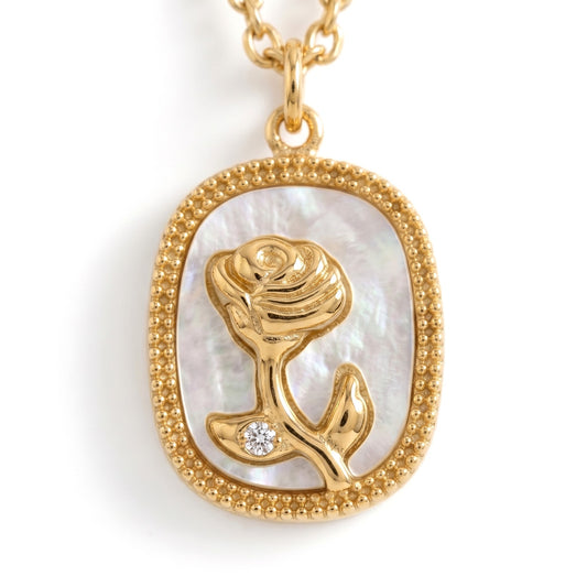 VINTAGE ROSE PENDANT