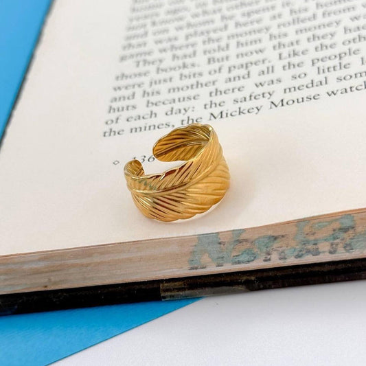 Stainless steel finger Adjustable ring