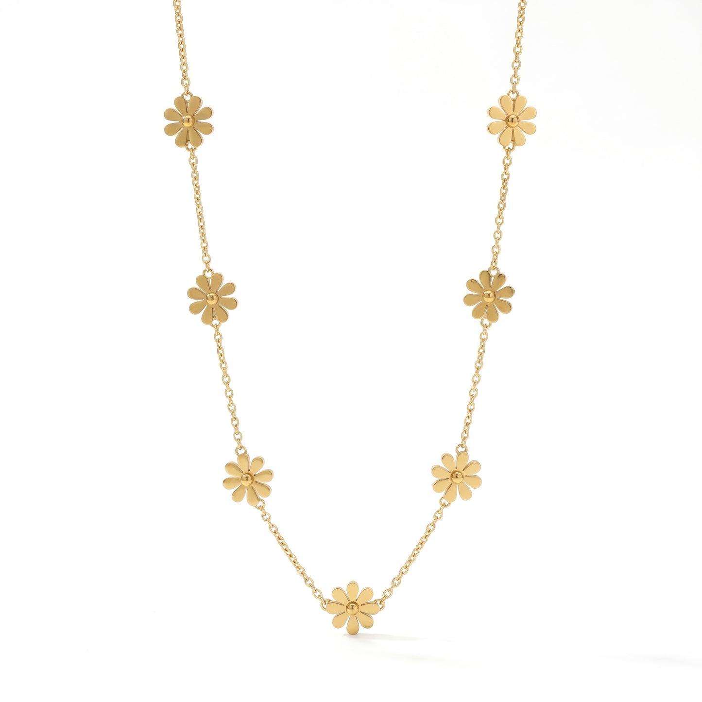 Golden Petal Necklace