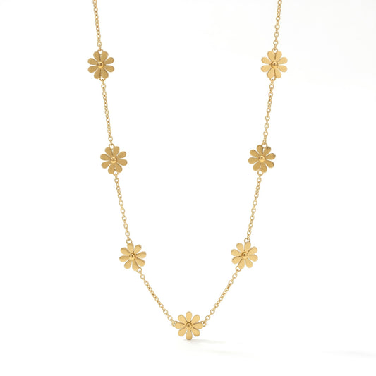 Golden Petal Necklace