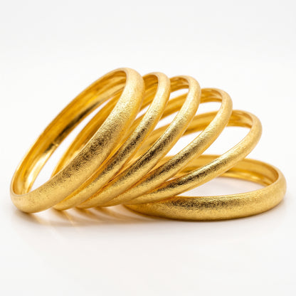Most Trendy Luminous Design 6pc Bangle Set for Girls/Women