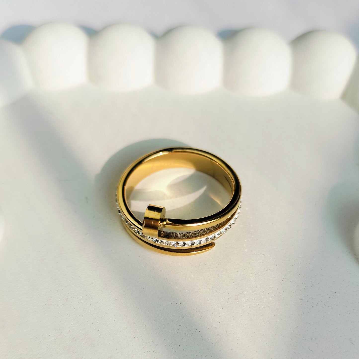 DIAMOND NAIL RING