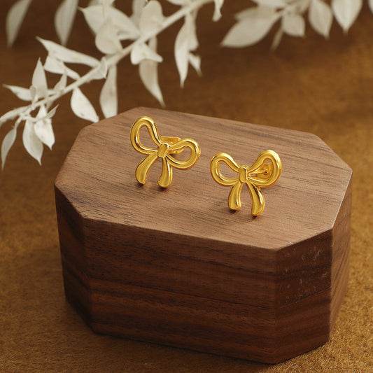 BOW STUD EARRINGS