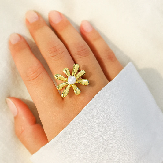 Pearl Adjustable ring