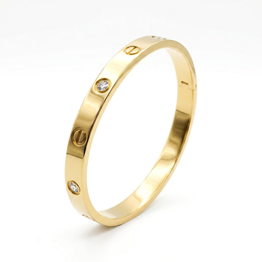 Stainless Steel Love Bangle