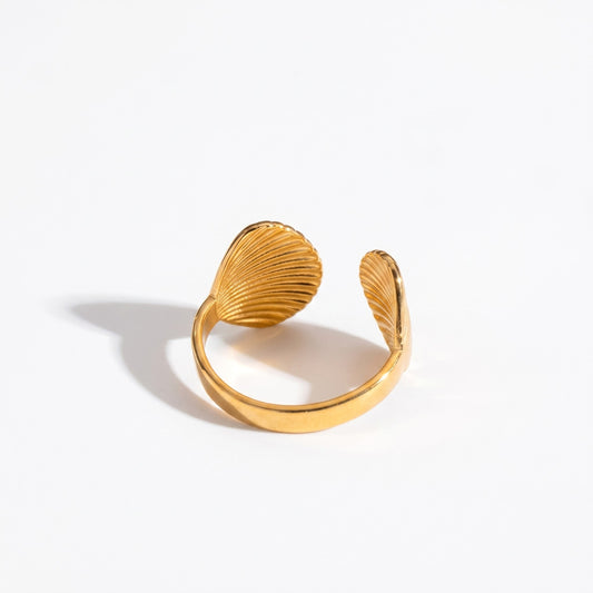 Mariana Shell Cuff Ring - Adjustable