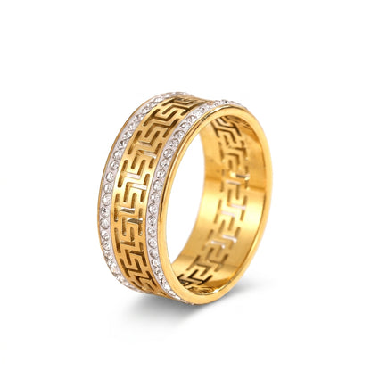 Sparkling Greek Ring - Adjustable