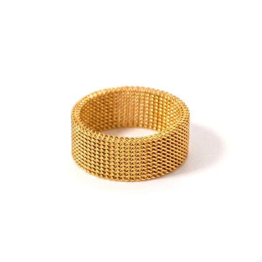 Comfortable Mesh Wave RING