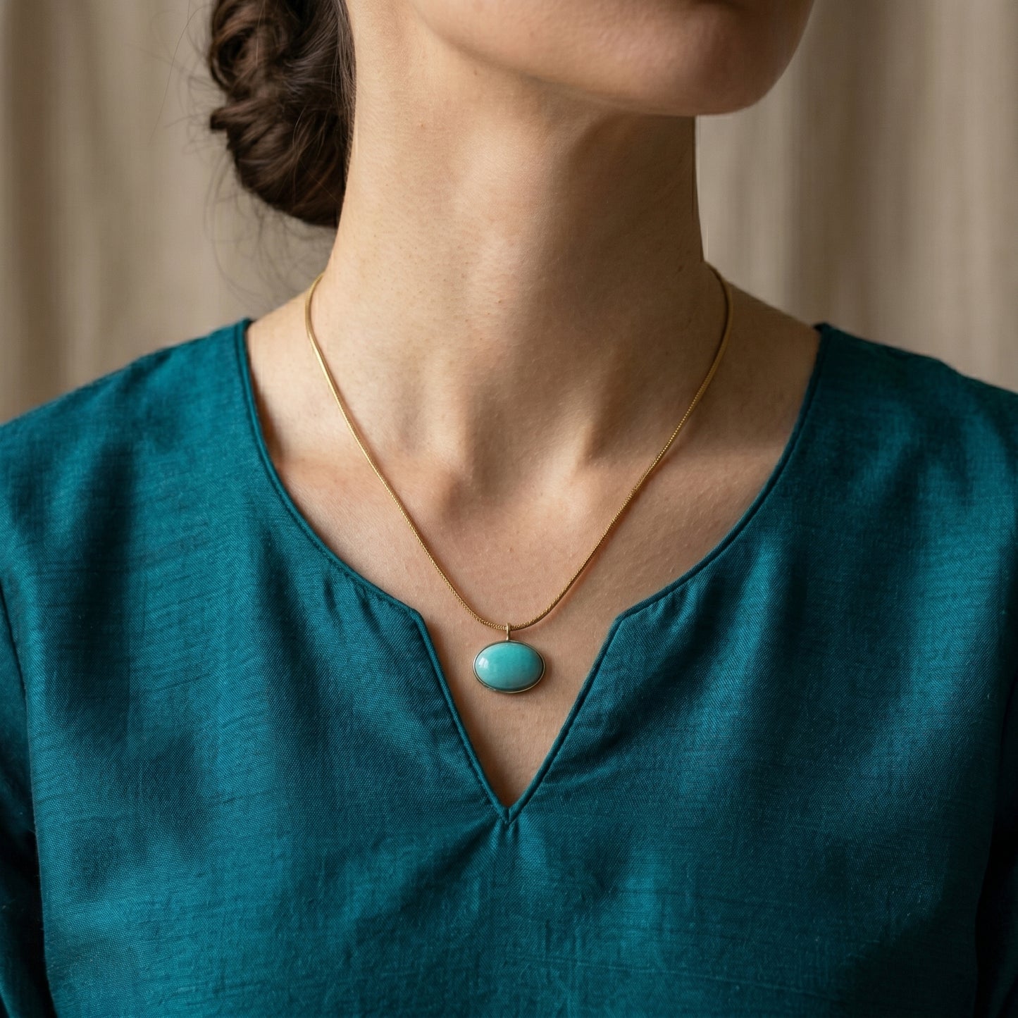 Blue stone Necklace