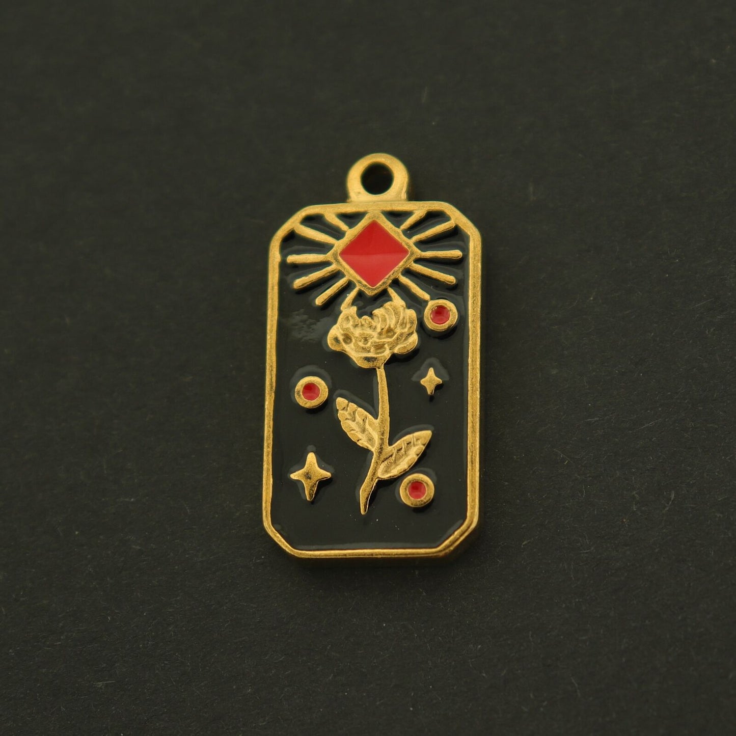Stainless Steel Flower Pendant
