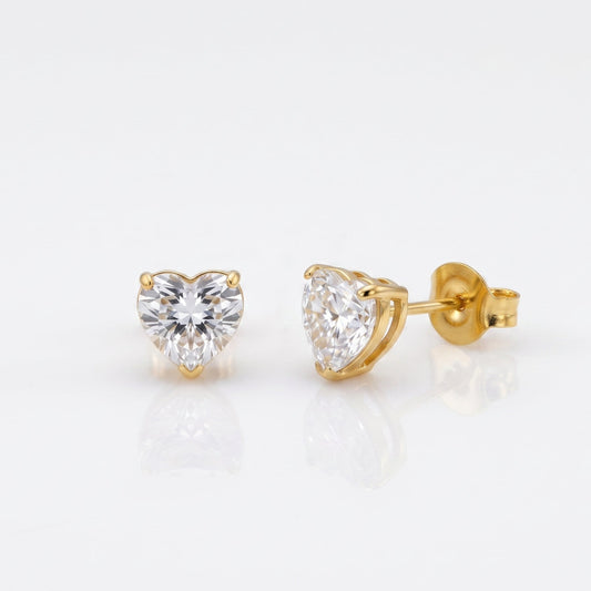 DIAMOND-HEART EARRINGS